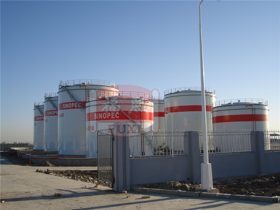 Oil storage tanks coating and maintenance for SINOPAC