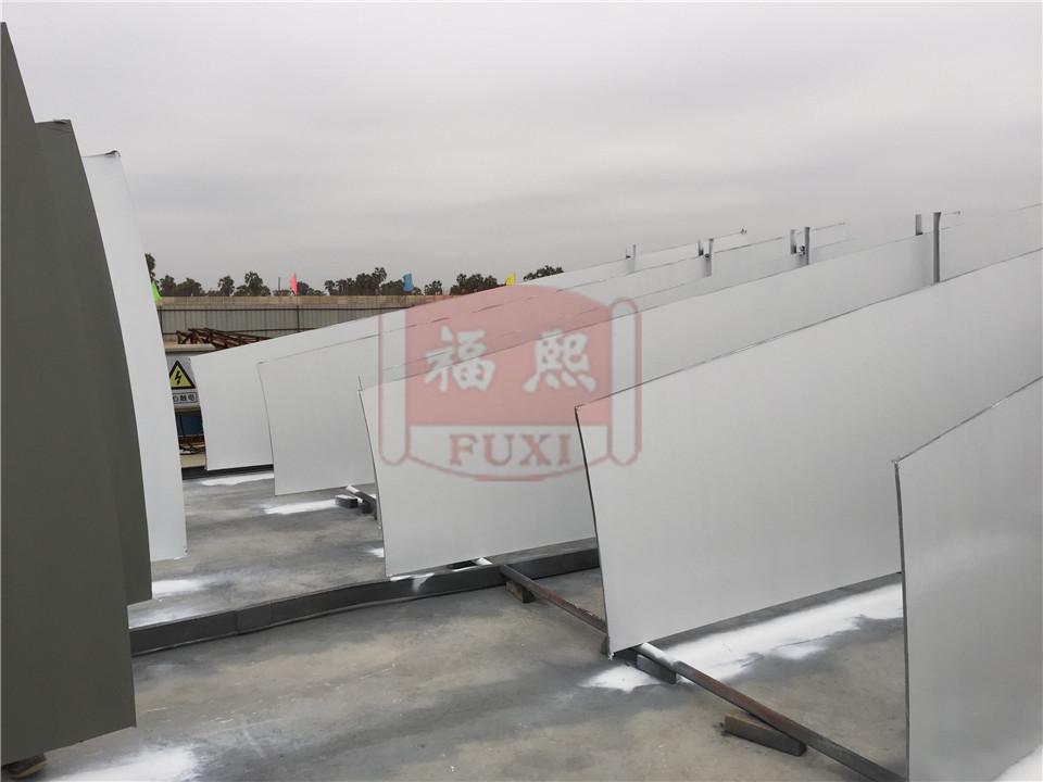 Coating application of fuel storage tanks in Angola