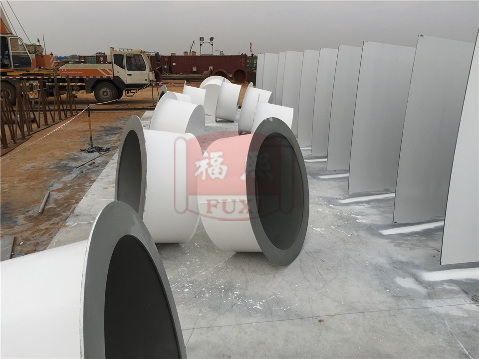 Coating application of fuel storage tanks in Angola