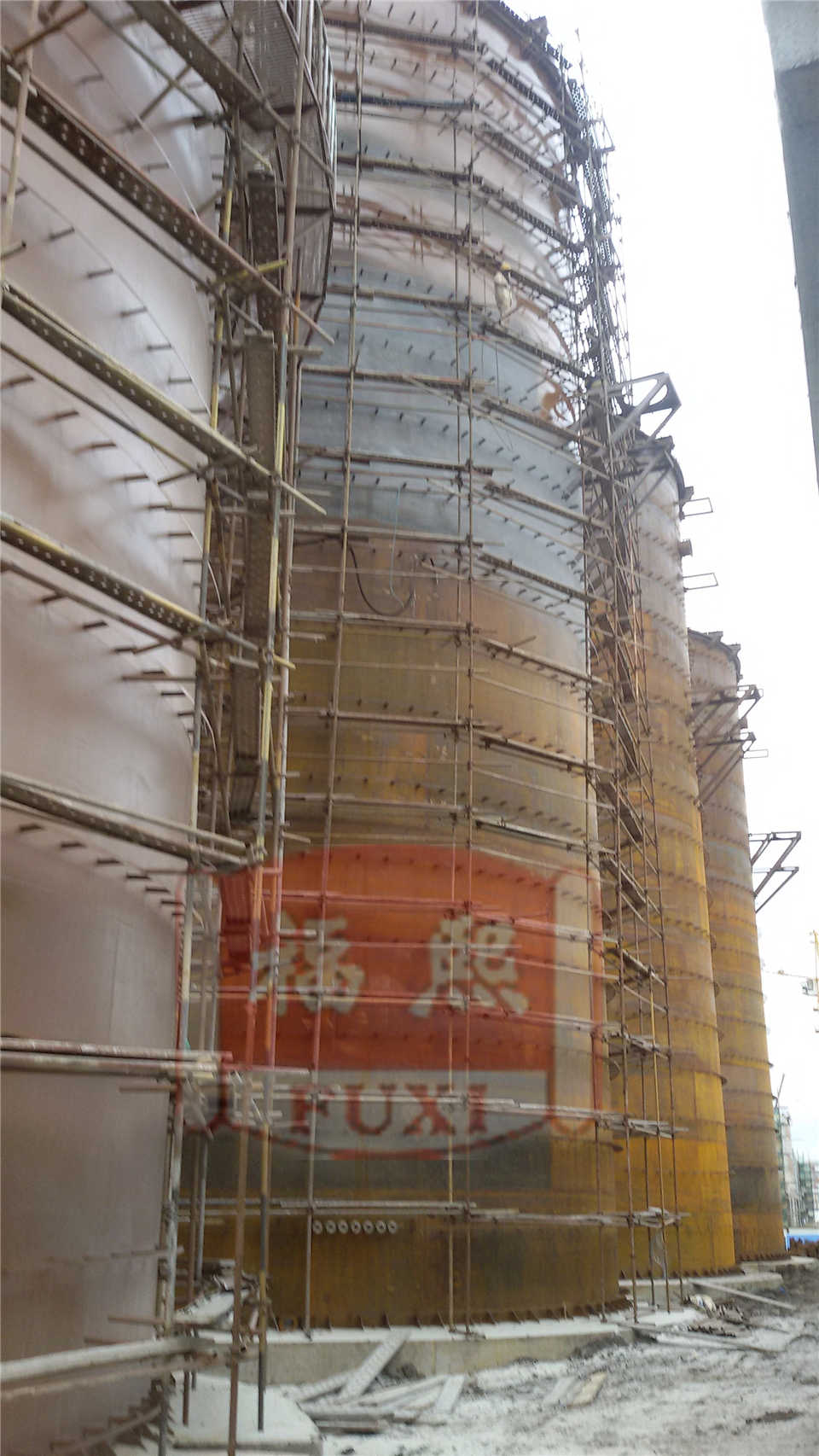 Anticorrosion construction of anaerobic tank in Russian paper mill