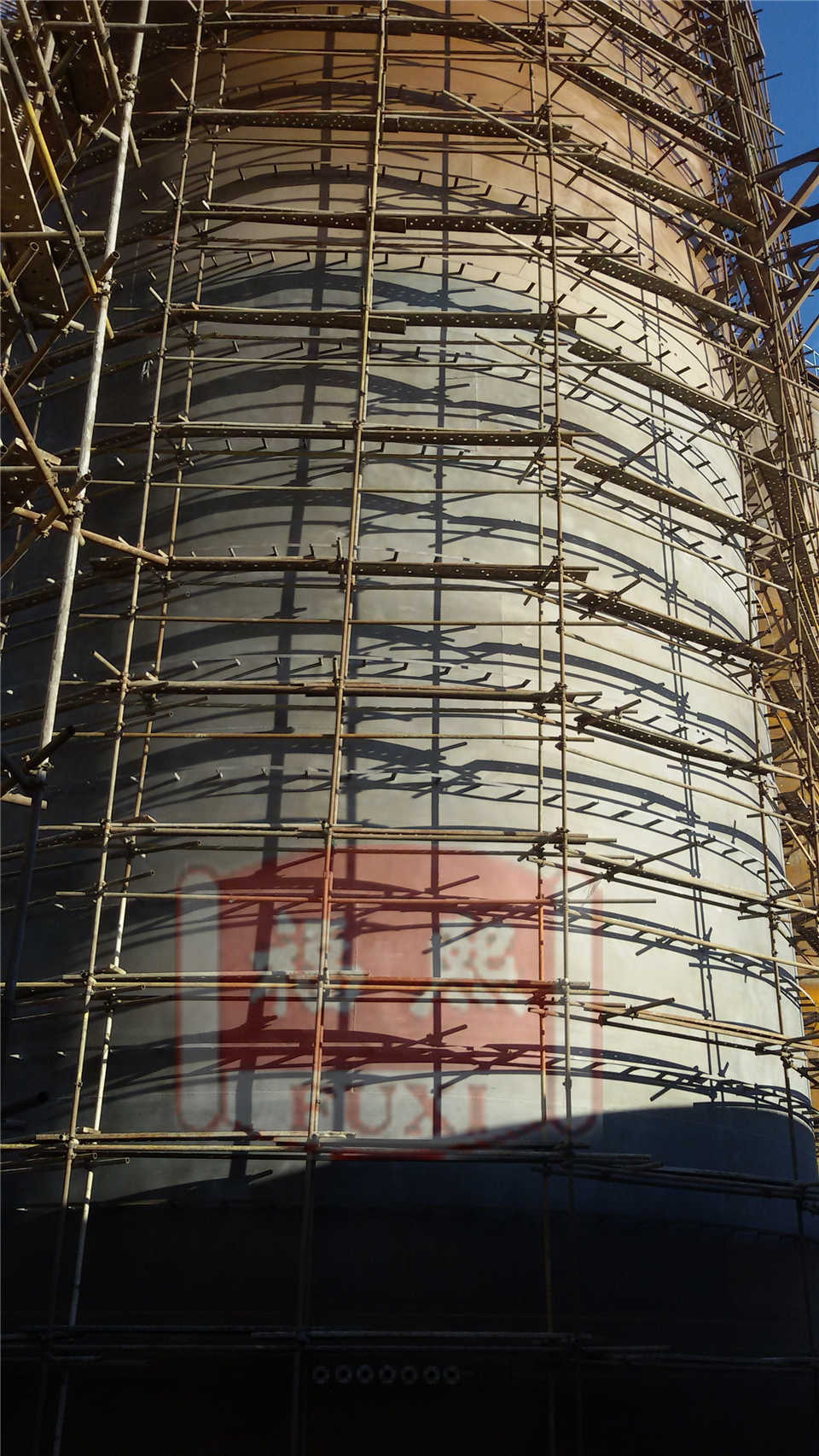 Anticorrosion construction of anaerobic tank in Russian paper mill