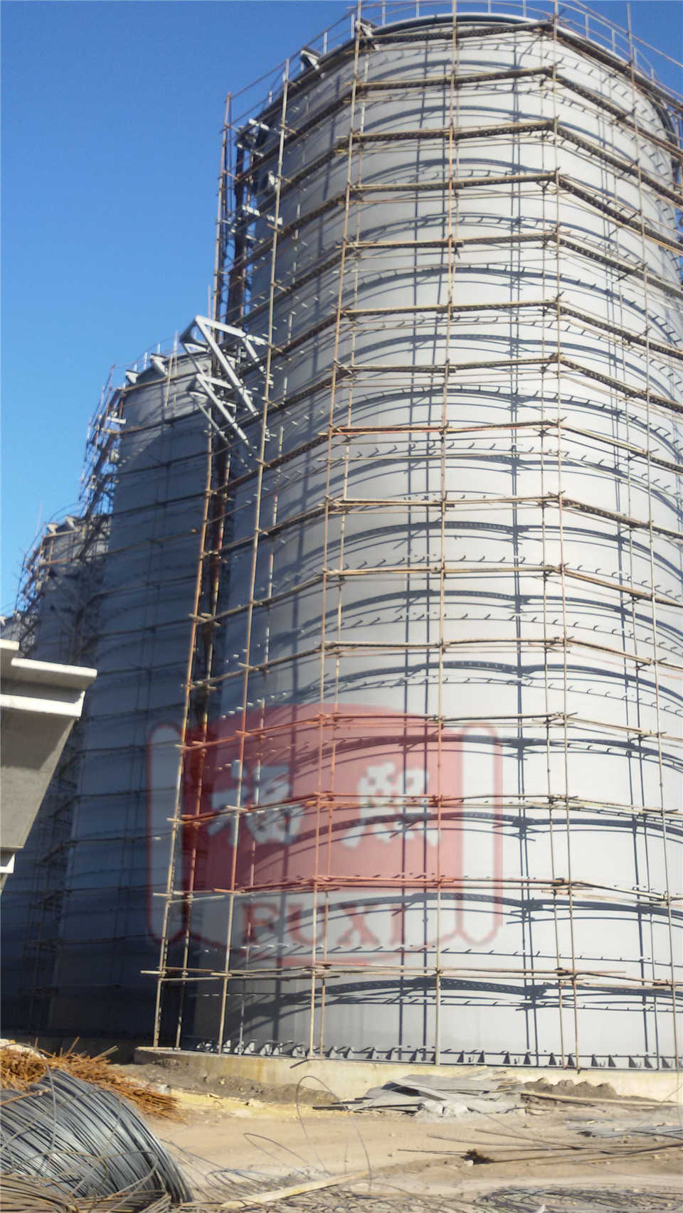 Anticorrosion construction of anaerobic tank in Russian paper mill