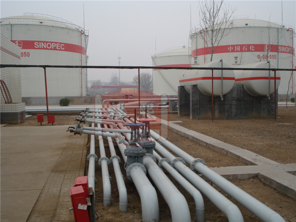 Oil storage tanks coating and maintenance for SINOPAC