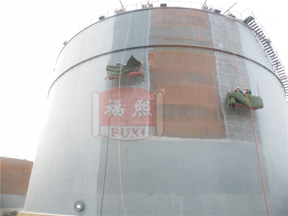 Oil storage tanks coating and maintenance for SINOPAC