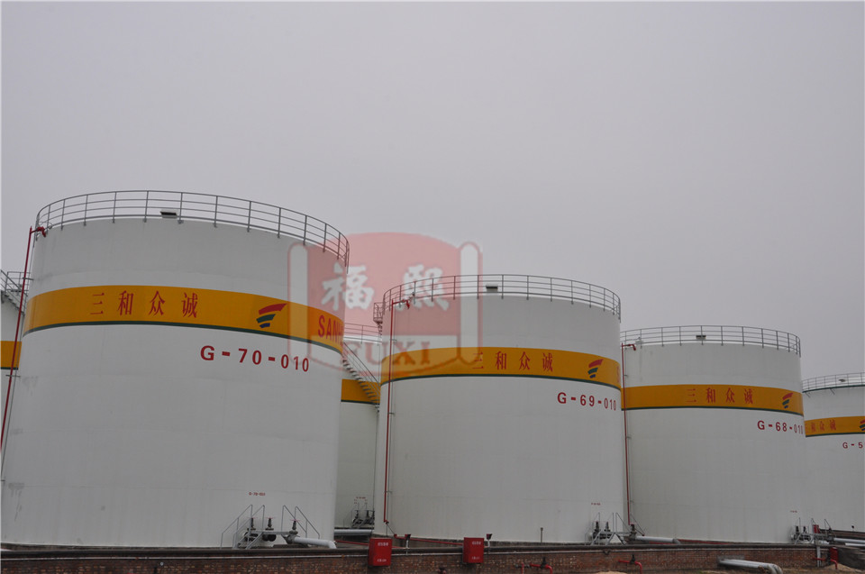 Oil storage tanks coating and maintenance for SINOPAC