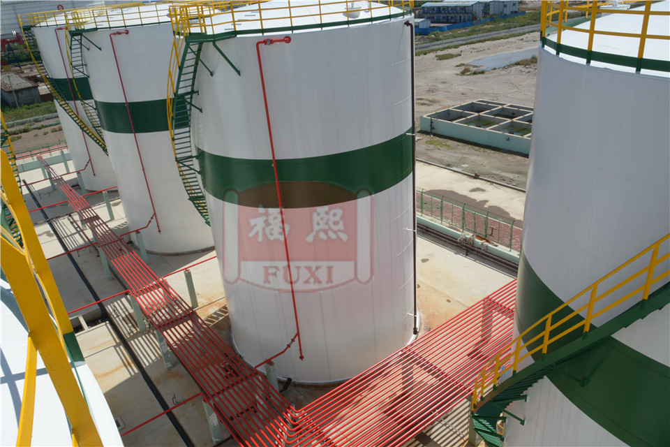 Oil storage tanks coating and maintenance for SINOPAC