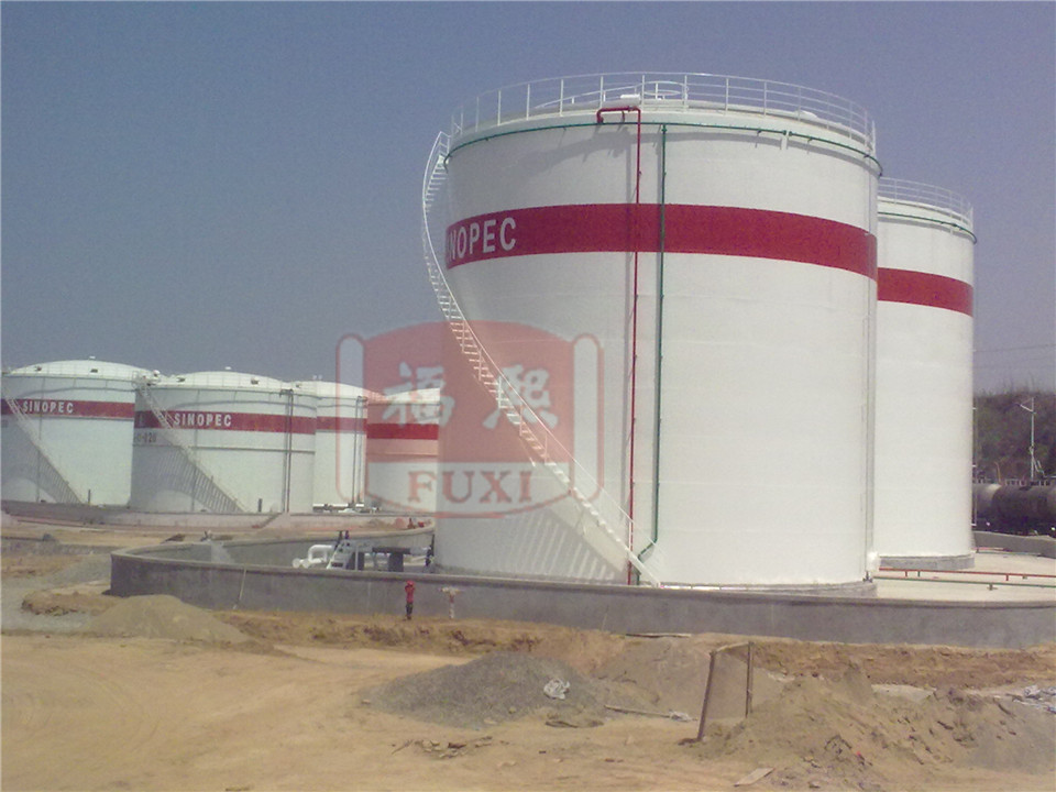 Oil storage tanks coating and maintenance for SINOPAC