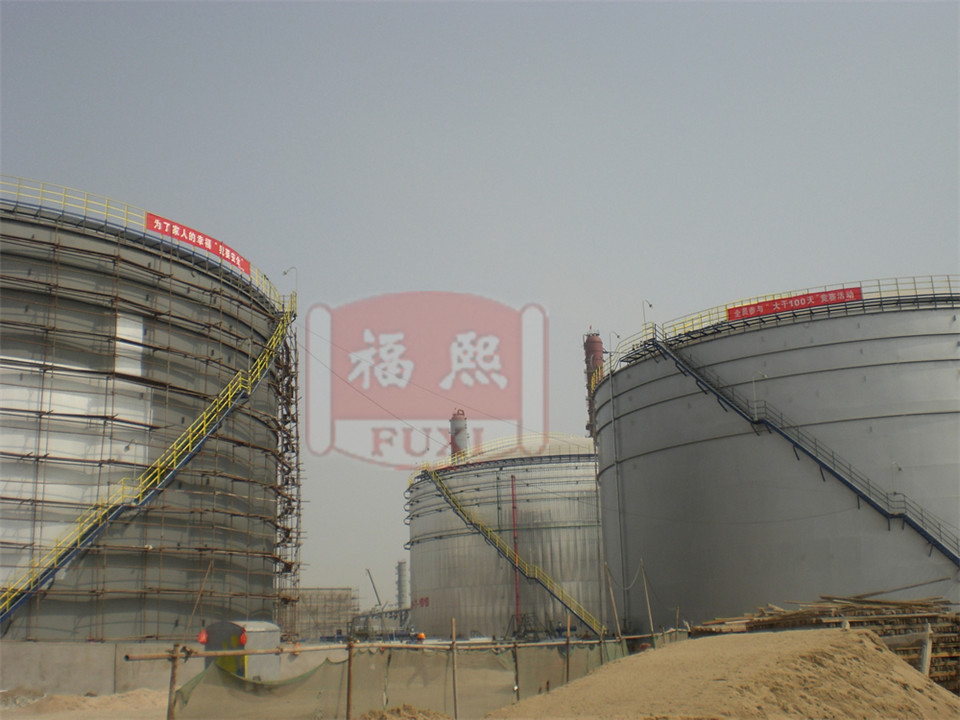 Oil storage tanks coating and maintenance for SINOPAC